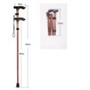 WEEOATAR 折りたたみ杖 ステッキ 伸縮杖 全長85-95cm 軽量 ステッキ 長さ調節可能 男女 兼用