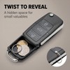 Black Fake Car For Key Storage Box Hide Secret Compartment
