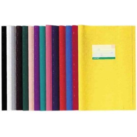 LANDRÉ 100420085 DIN A5, geprägt (Bast) Red Exercise Book Cover PP