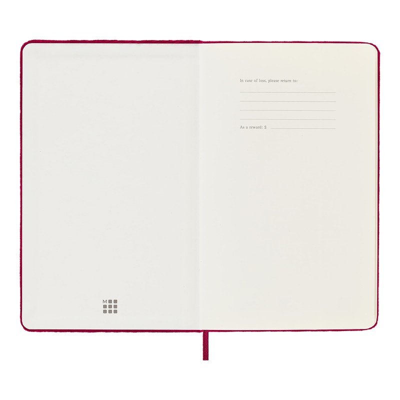 Moleskine Lined Notebook, Limited Edition Velvet Collection, Velvet Hard Cover