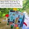 Baby Jack & Co 8x8” Learning Lovey NYC New York