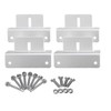 Solar Panel Z Mounting Brackets, Aluminium Construction with Hardware, Set