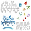 OOTSR 11 Pieces Christmas Cutting Dies DIY Cutting Dies Stencils