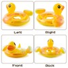 WATINC Swimming Ring Pool Inflatable for Children Yellow Duck Swimming