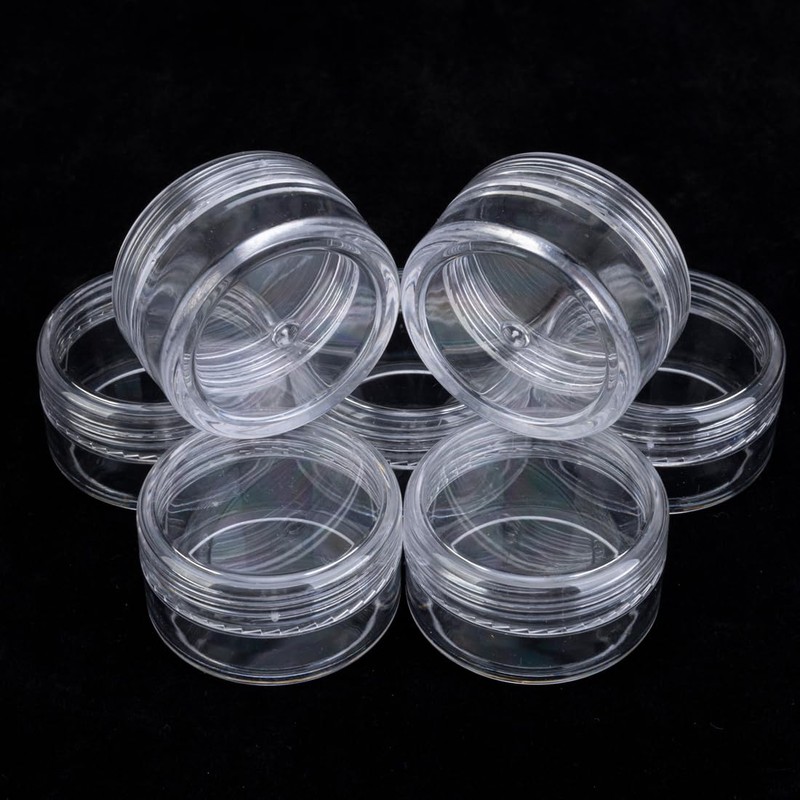 10 Gram 100 Count Sample Containers, Small Plastic Containers with
