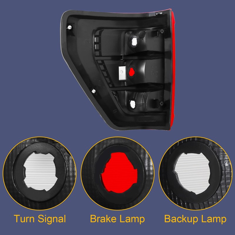 Tail Light Fit For 2021 2022 2023 Ford F150 F-150