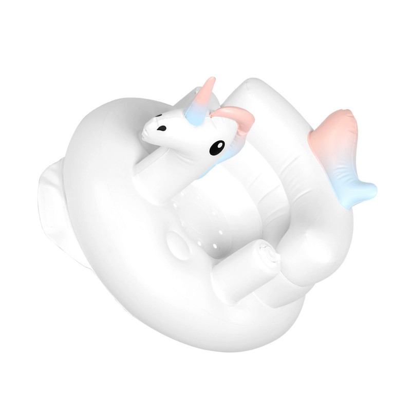Baby Chair Inflatable Cute Animal Pattern Large Base PVC Soft