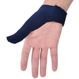 Bowling Gloves Bowling Thumb Saver Grip Protection Glove for Bowling Ball Sports (Blue)