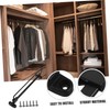 WHAMVOX 1pcs Telescopic Closet Rod Retractable Hanging Rail for Wardrobe
