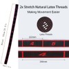 2PCS Fitness Resistance Band for Stretching and Yoga (8 Grids)