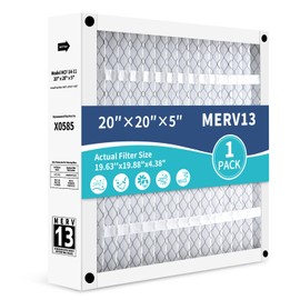 PZHARQG X0585 Filter Replacement 20x20x5 Compatible with Lennox X0585 HCF14-11 for Honeywell FC100A1011, MERV 13 Furnace HVAC Foldable