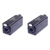 NE8FF Cat 5 Feed Thru Coupler, Mates Any Standard RJ45