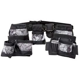 McGuire-Nicholas Carpenter's Tool Rig | Removable Pouch Design with 18 Organization Pockets | Veil Camo Tac-Grey