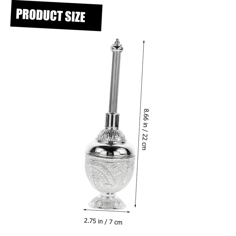 Mobestech Elegant European Style Decorative Holy Water Bottle Delicate Pattern