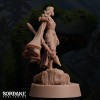 Arcane Minis Umbriel Dark Elf Cleric - Pose 1a |