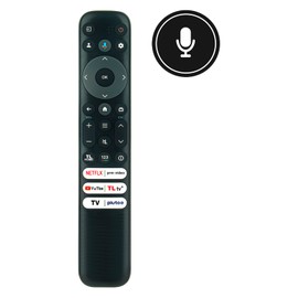 Voice Replace Remote Control Compatible with TCL Smart TV 50S450G 55S450G 65Q750G 75QM850G 50Q550G 43S450G 55Q650G 65Q650G 55Q550G-CA 85Q750G 58S450G 50Q550G-CA 65S450G 65QM850G 85Q650G 55Q750G
