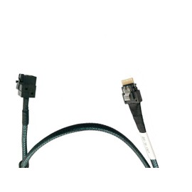 DiliVing SlimSAS 4X to MiniSAS HD 4X, SFF-8654 38pin to SFF-8643 36pin Cable, 80cm, 24Gbps SAS, 8GT/s PCIe, SAS3.0 Compatible, Server Compatible