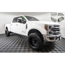 XTREME TRUX 17-23 Ford F250 F350 Super Duty Chrome Replacement Side Mirror Cap Covers Set