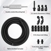 6AN 3/8" 25FT PTFE Transmission Cooler Line Set, Replacement for