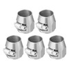 X AUTOHAUX 5 Pcs AN8 Hex Car Hose Finisher Pipe