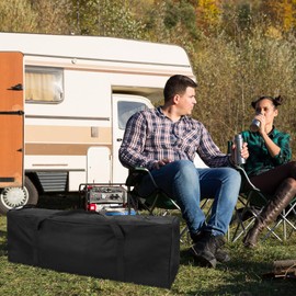 2 Pack Large Travel Duffle Bag, 97L Extra Sports Duffel Luggage Equipment Storage Bag, Lightweight Long Foldable Holdall Bag with Upgrade Zipper, Durable & Water Resistant, Black (104x26x36 cm)