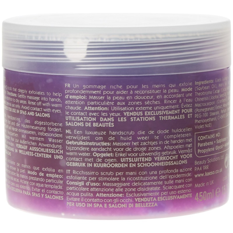 Kaeso Mulberry & Pomegranate Sorbet Hand Scrub 450ml