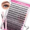 FADLASH DIY 20D Eyelash Extension Kit Individual Lashes Cluster 0.07D