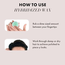 Hanz de Fuko Premium Menâ??s Hair Styling Hybridized Wax: High Performance Hair Styling Wax with a Satin Finish (2oz)
