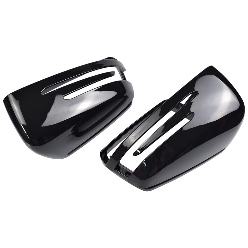 Hacreyatu 1 Pair Side Mirror Cap Covers For Benz W176