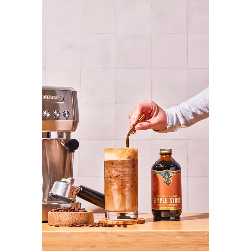 Portland Syrups Brown Sugar Simple Syrup - Drink Mix for