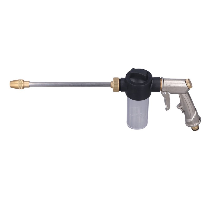 High Pressure Water Gun Garden Hose Wand Nozzle Sprayer Foam