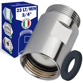 Magnetic Descaler for Dishwashers and Washing Machines Connection 3/4 Flow Rate 23 L/min Original Code 00901166 Made in Italy MONTERAL