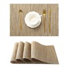 Leetaltree Light Brown Placemats Set of 4 - Heat Resistant
