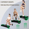 BalanceFrom 31-Inch Lightweight Portable Adjustable Height Workout Aerobic Stepper Step