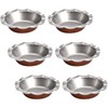 Tosnail 6 Pack 5" Mini Fluted Tart Pan, Pie Pan,