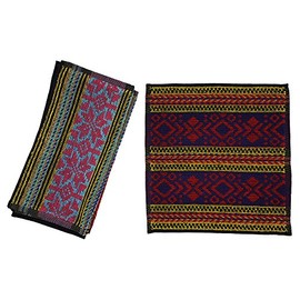 Ilkadim 8 Piece Towel 100% Cotton 32 X 32 cm, Assorted Designs to Choose From, 32 x 32 cm