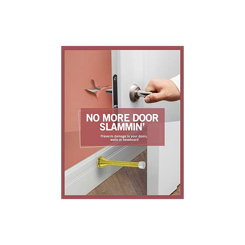 Jack N'Drill (3 ⅛) Rigid Door Stop (12 Pack) -