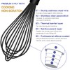 OYV Dishwasher Safe Silicone Whisk, Sealed Waterproof Design Set of