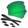 Predrox Green Mirror Flak 2.0 Lenses & Rubber Kits Replacement