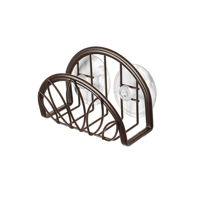 Spectrum Diversified Leaf Suction Sponge Holder, Bronze