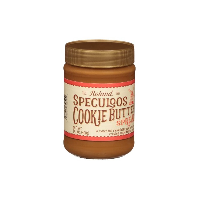 Roland Foods Speculoos Cookie Butter Spread, Specialty Imported Food, 14.1-Ounce