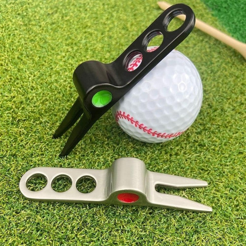 Opemg 1 x Silver Resistant Golf Ball Fork Pivot Pivot