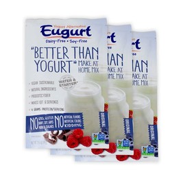 "Better Than Yogurt" Make At Home Mix (Dairy and Soy Free!) (Plain, 3-Pack)