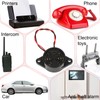 4PCS SFM-27-W Beep Tone Alarm Ringer, DC 3-24V 90dB Active