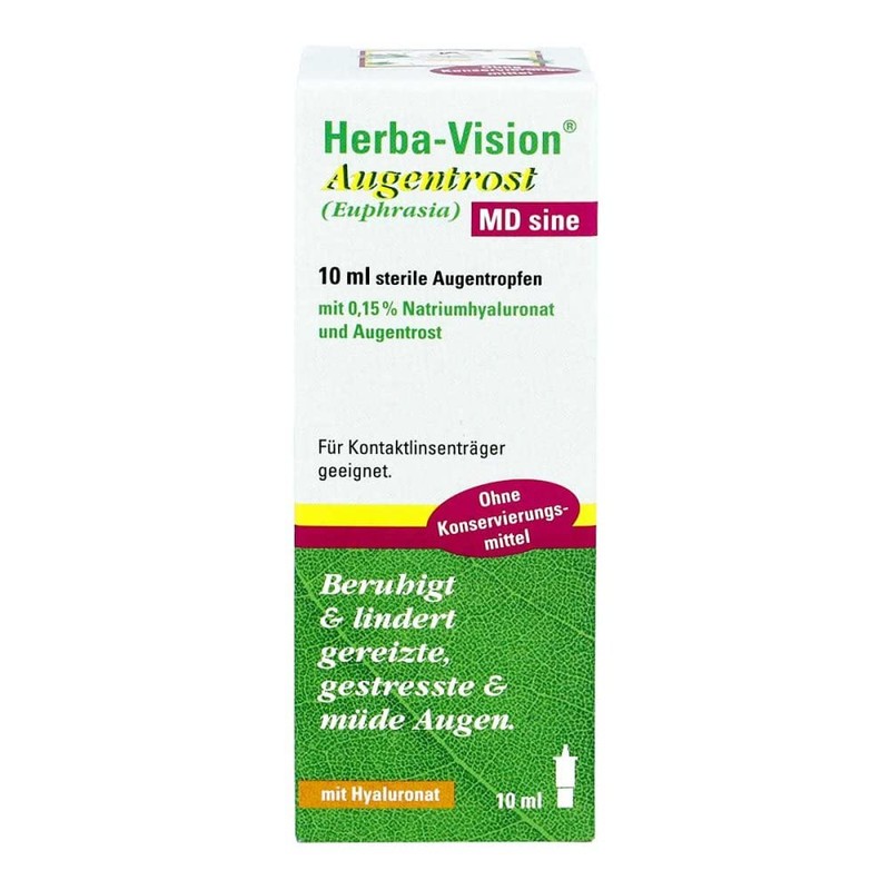 Herba-Vision Augentrost sine MD Augentropfen, 10 ml