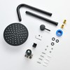 DOUBLUOEG Outdoor Shower Kit, Single Handle Outdoor Shower Fixtures with