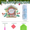 MWOOT DIY Christmas Diamond Art Painting Pendant, Santa Claus 5D