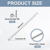 MECCANIXITY Fully Threaded Rod M5 x 250mm 0.8mm Thread Pitch