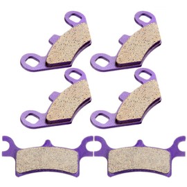 CCIYU Front and Rear Kevlar Carbon Fiber Brake Pads Motorcycle Motorbike Replacement Brake Pads Fit For 2002 2003 2004 2005 2006 2007 2008 2009 2010 2011 Polaris