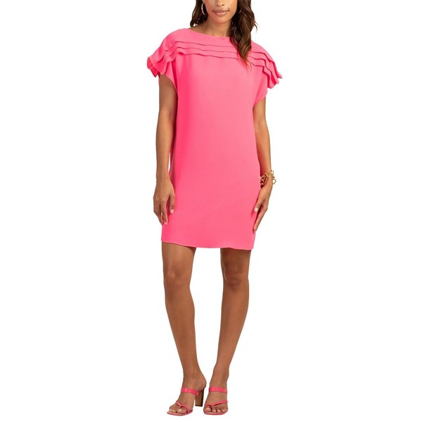 Trina Turk Women's Pleated Dress, Papillon Pink